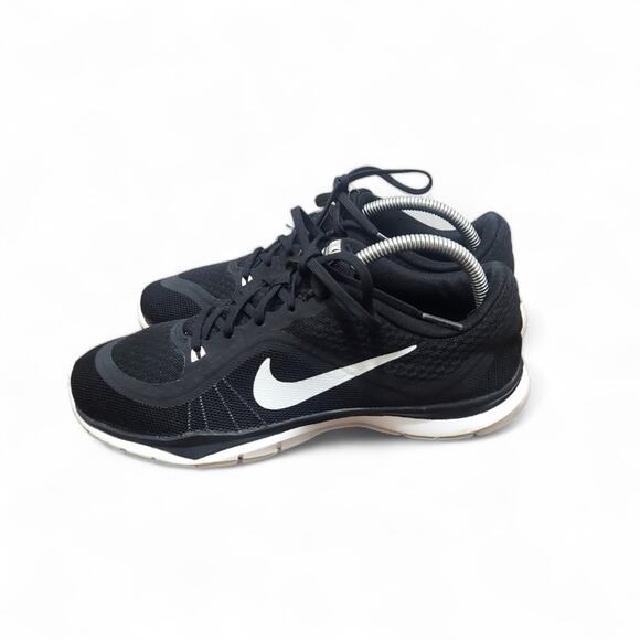 Nike Flex Trainer 6 Black/White Women's Running Sneakers Size 9 - Picture 4 of 10